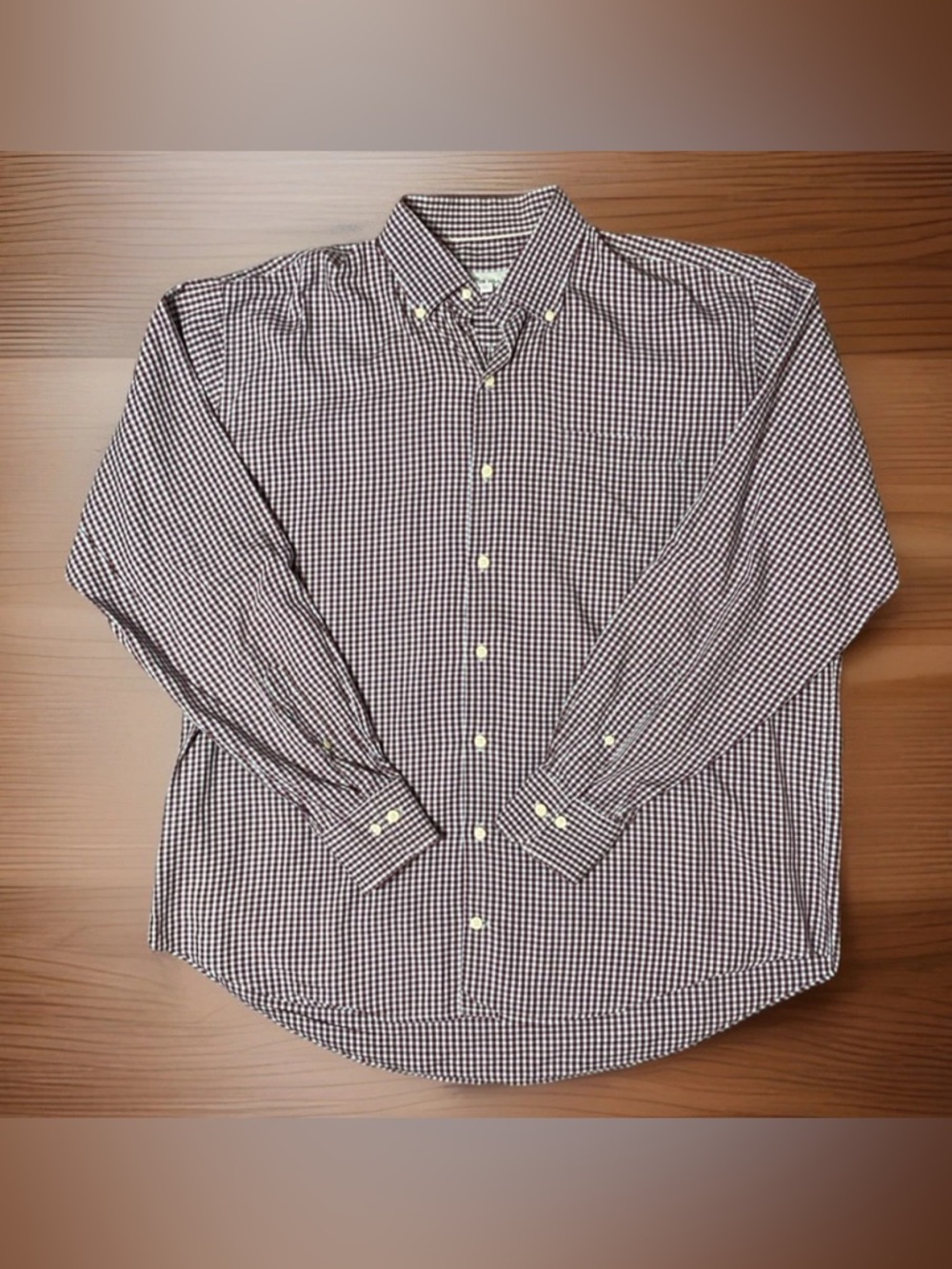 Peter Millar Shirt Mens XLarge Red Edmund Check Cotton Woven Oxford Button Up
